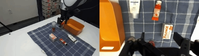 π₀.₅ real-world towel background task